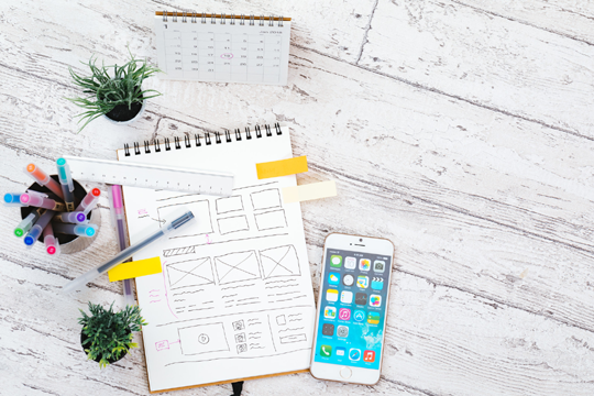 ワイヤーフレーム作成イメージ